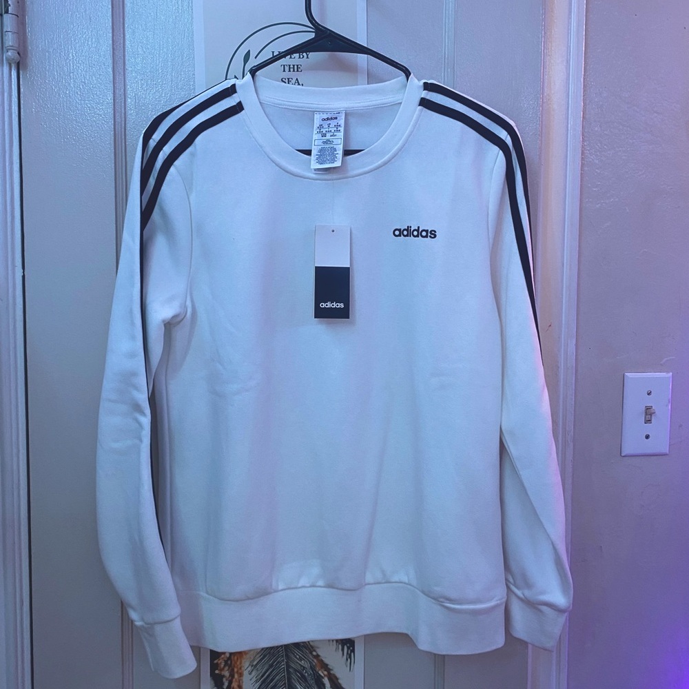 Never before worn adidas crew neck